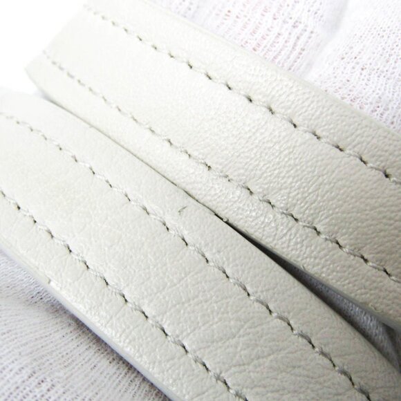 BALENCIAGA White Leather Shoulder Bag - Picture 8 of 11